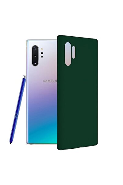 OEM Carcasă de înaltă protecție pentru Samsung Galaxy Note 10 Plus 4G/5G, Slim Protector, B3370, Silico Verde Închis