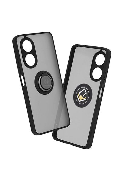 OEM High Protection Case for Oppo A58 4G, Xtreme Armor, B460, Thermoresistant Plastic, Intense Darkness