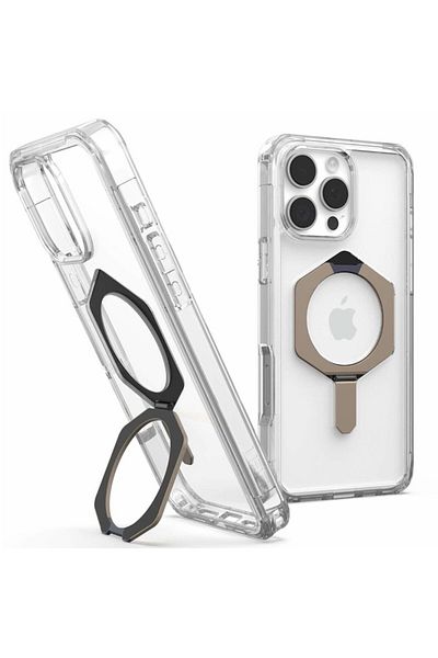 UAG Case for iPhone 16 Pro Max, C31, Polycarbonate, Clear Titanium