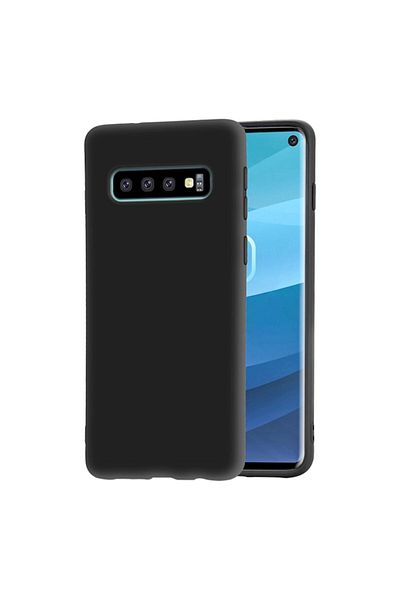 OEM Carcasă de protecție din silicon negru pentru Samsung Galaxy S10, bara de protecție ultra-subțire