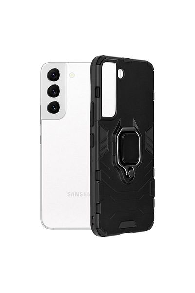 OEM Case for Samsung Galaxy S22 5G, Silicone Shield, Metal, Black
