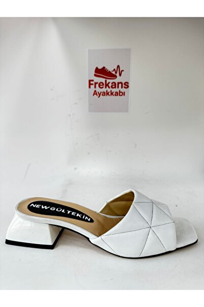 NEWGÜLTEKİN HAKİKİ DERİ SÜNGERLİ ÖKÇELİ TERLİK ÇOK RAHAT İSTER EV İSTER DIŞARI