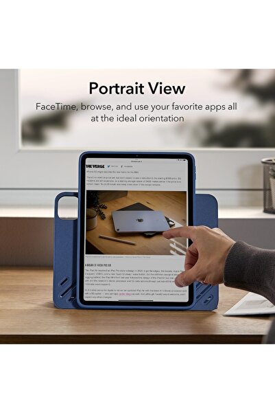 ESR Protective Tablet Case ESR, Sentry Stand Compatible with Apple iPad Pro 11 inch 2021/2022, Blue