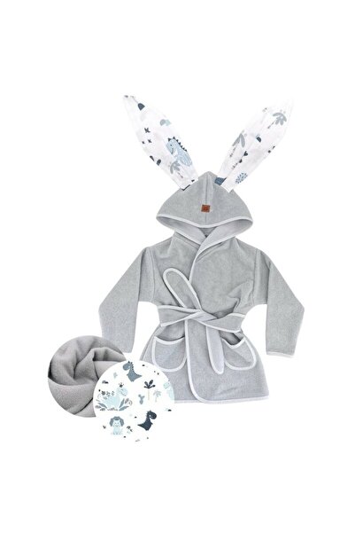 MimiNu Halat de baie, MimiNu, Cu urechi, 5 - 7 ani, Moale, Cu buzunare, Cu co...