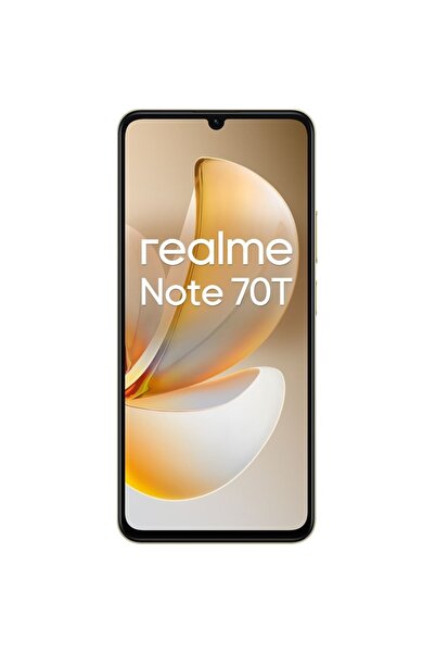 realme Telefon mobil Note 70T, Dual SIM, 4GB RAM, 256GB, Gold