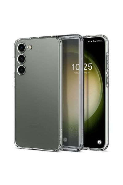 OEM Carcasă de înaltă protecție pentru Samsung Galaxy S23, subțire, B2062, plastic termorezistent, cristal