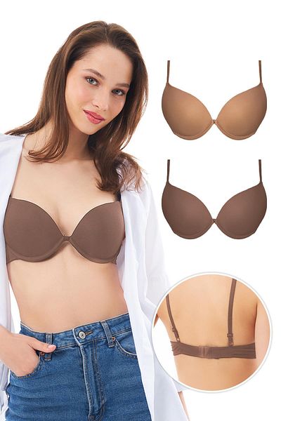 Cottonhill Lol up Push up Underwire Bra 2 Pack