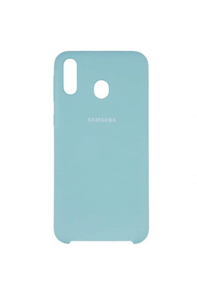 OEM Husă spate din silicon moale, bară de protecție ultra subțire, albastru deschis, pentru Samsung Galaxy A20/A30