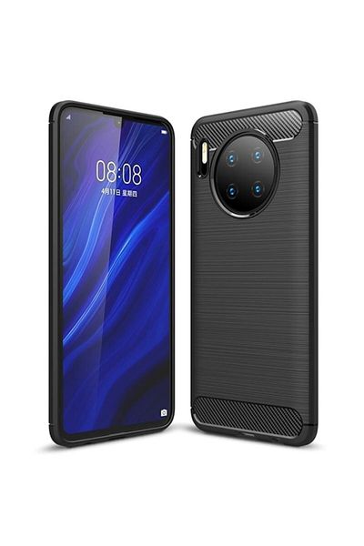 OEM Husă de protecție neagră cu inserții din carbon pentru Huawei Mate 30