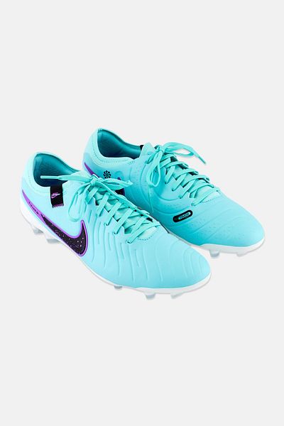 Nike Men Legend 10 Pro Fg Lace Up Football Shoes, Turquoise