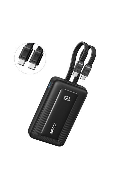 Anker Baterie Externa PowerCore, 10000mAh, 30W, QC + PD, 1 x Lightning - 1 x USB-A - 2 x USB-C, Neag