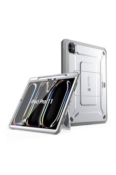 Rao Supcase Unicorn Beetle Pro Case for iPad Pro 11 2024, Clear White