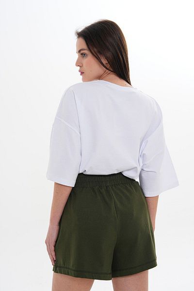JANSO GROUP - Women's Elastic Waist Cotton Plus Size Shorts