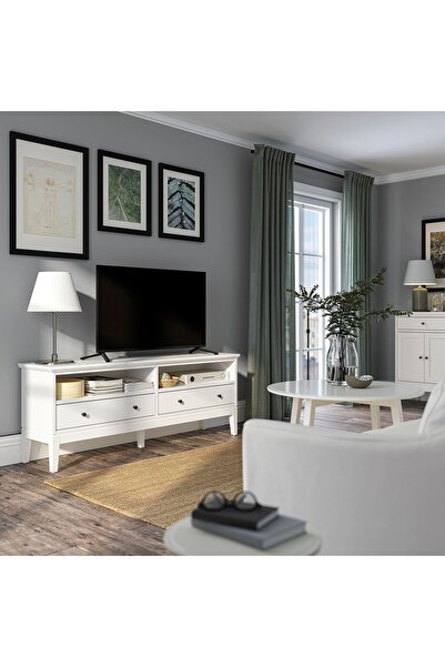 BRANCO TASARIM tv sehpası, beyaz, 162x40x63 cm