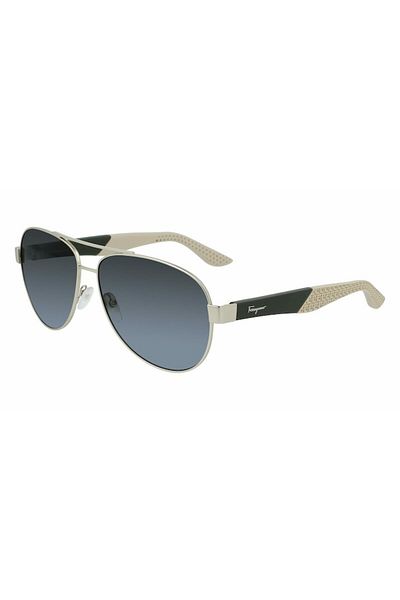 Salvatore Ferragamo Ochelari de Soare Barbati Salvatore Ferragamo Auriu, UV400, Lentile 62mm, Carcasa Inclusa