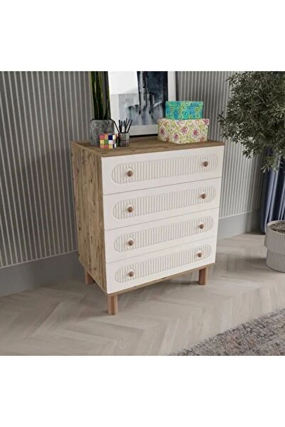 comiet SALLY 4 Çekmeceli Mdf Şifonyer
