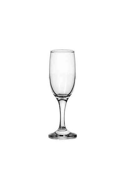 Borcam By Pasabahce Set of 6 champagne glasses, Bistro, 190 ml
