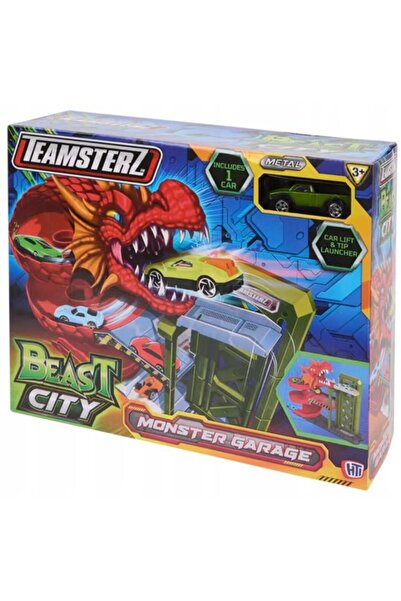 Teamsterz Garaj Monștri - Orașul Bestiilor - incl. 1 mașină - Vârste 3+