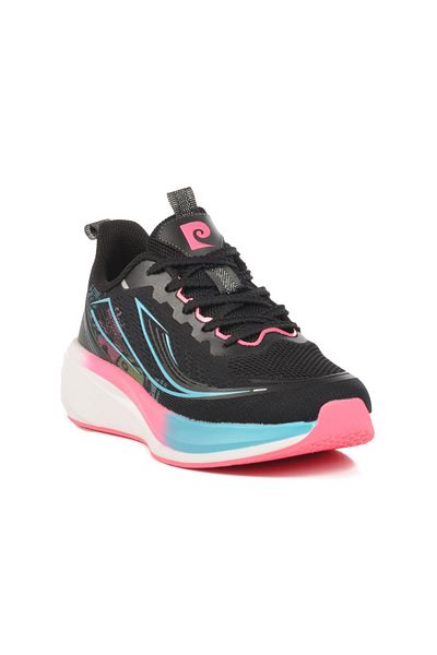 Pierre Cardin Pantofi casual de damă flexibili din plasă neagră PCI-11365 G