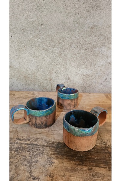 El Yapımı Artisan Seramik Kahve Fincanı, Kupa
