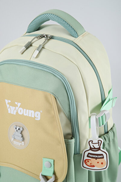 ÇÇS Waterproof Fabric Children's Multi-Eye Orthopedic Backpack School Bag 51940