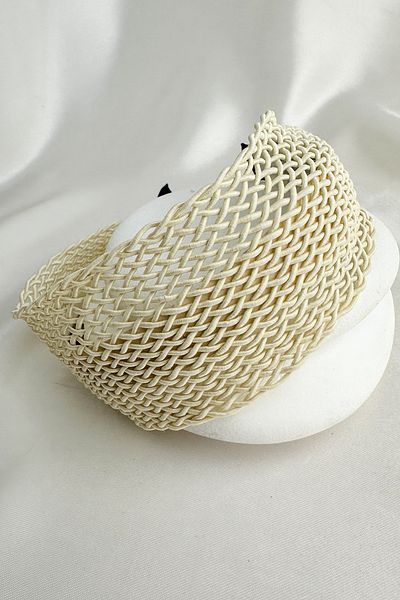 Modex Knitted Mesh Lightweight Hair Band Shaped Design Crown