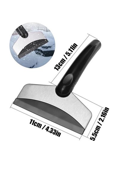 OEM Set of 4 Teegxddy squeegees, 11 x 18.5 cm, rubber, black, gray