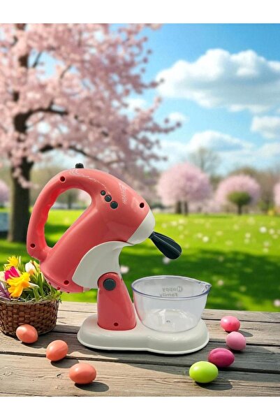 BYCEGU 00690 KUTLU GERÇEKÇİ IŞIKLI PİLLİ OYUNCAK PEMBE MİKSER BİR ADETTİR