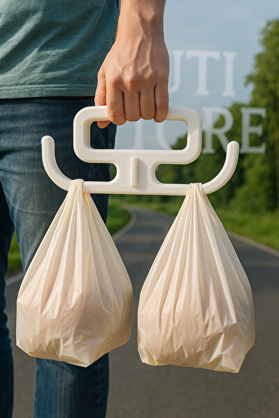 Mutu Store Çok Amaçlı Market Pazar Poşet Taşıma Aparatı - Poşet tutucu Taşıma Kiti 19×9