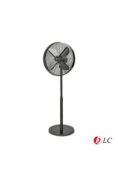 DLC 16-inch 50W pedestal fan with 3 speeds and a modern design for efficient and comfortable cooling