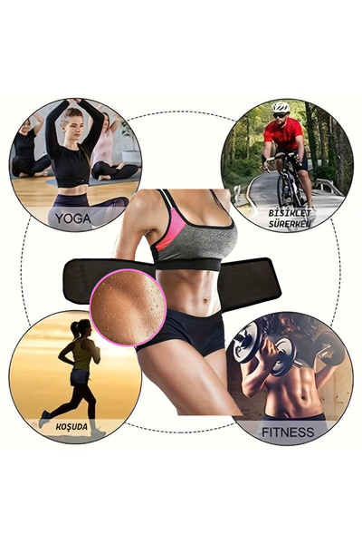 SAUNA SUIT Sauna 100% Thermal Unisex Waist Corset Tightening Belt