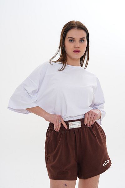 JANSO GROUP - Women's Elastic Waist Cotton Plus Size Shorts
