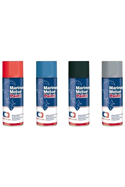 OSCULATI Acrylic Spray Paint for Johnson Outboard Motors, 1988 and Later, Gray, 400 ml