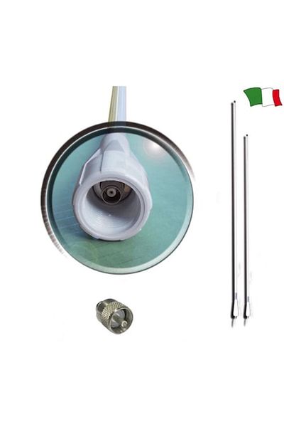 GFN Antena Nautica VHF FastFit, 150 cm cu Conector Rapid FME