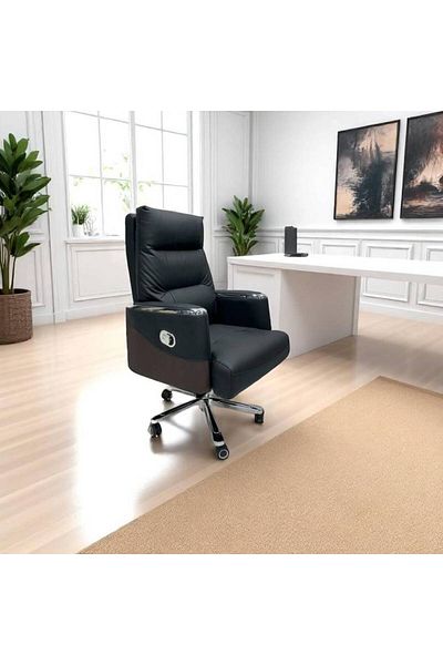 Al Saada Home Limited Rotary Office Chair 121×82×72 - Black