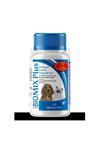 DR Şekil Biomix Plus Omega 3 Supliment nutritiv pentru câini și pisici 100 comprimate 100g