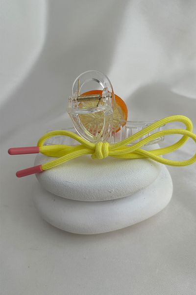 Modex Orange Orange Slice Yellow Rope Detail Transparent Clamp Buckle (12cm)