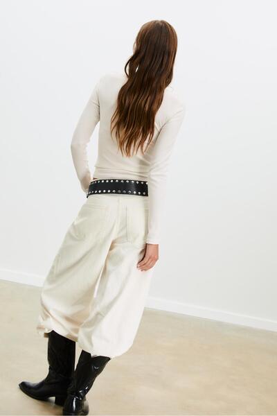 Stradivarius Long sleeve basic T-shirt