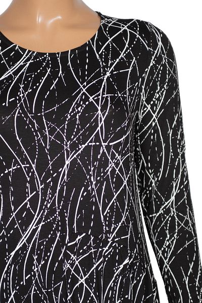 Barem Γυναικείο Μαύρο Φόρεμα Funda Waist Basene Gathered Combed Cotton D55