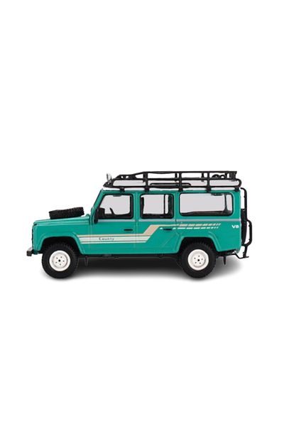 mini gt Land Rover Defender 110, verde, Mini GT 1/64