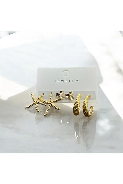 Candy Starfish Set Earrings