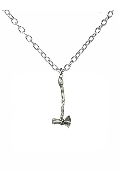 Herşey Nota قلادة على شكل سيف ثور القتالي - مطلية بالزاماك مع سلسلة 60 سم للج...