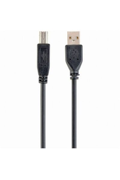 Gembird Cablu USB pentru imprimantă, USB-A 2.0 la USB-B 2.0, 3 m, conectori placați cu aur, negru