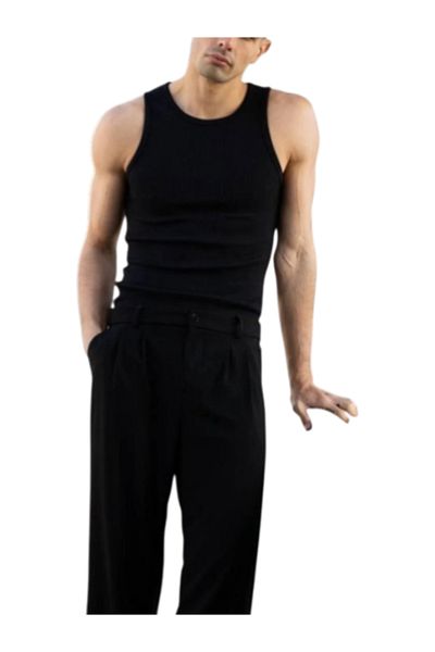 MrrMajestic Men's Halter Collar Athlete Lycra Undershirt
