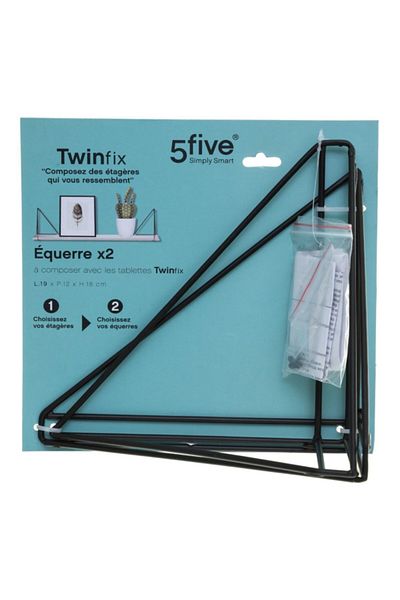 Five Simply Smart 2-Piece Twinfix Metal Wire Bracket Set