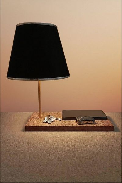 571 Store Decorative Table Lamp Shade Mdf Foot Fabric Head