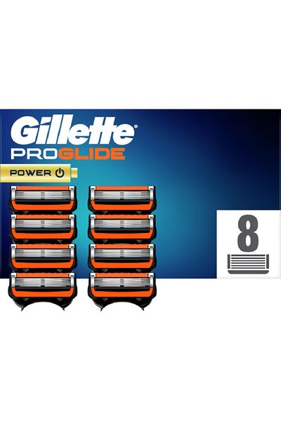 GÜMRÜK BEY Gilette Fusion 5 Proglide 8Pcs Replacement Razor Blade Replacement Head 8 Pieces Pvc Packaging