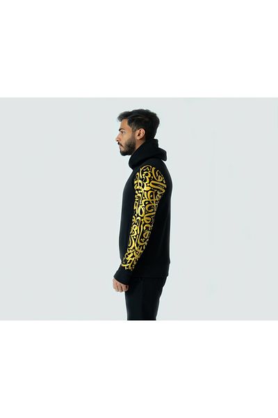 La Vela Arabic Slim Fit Hoodie