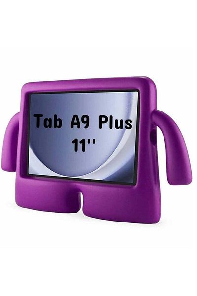 Generic Cover for Samsung Galaxy Tab A9 Plus Cover Case 11 inch, Rugged Protective Case (Purple)