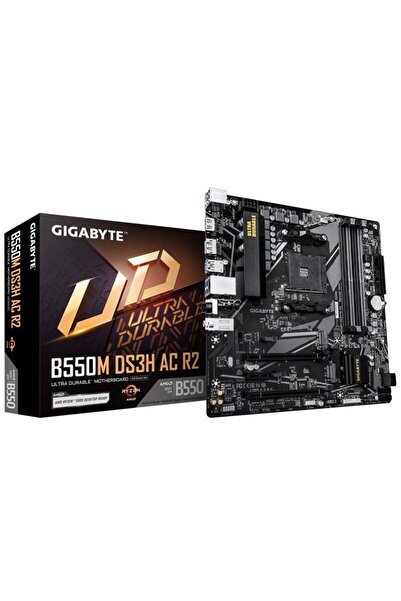 Gigabyte Placa de Baza B550M DS3H AC R2 AM4